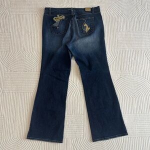 Baby Phat Vintage Y2K Dark Blue Women’s Jeans Classic Bootcut Urban Hip Hop